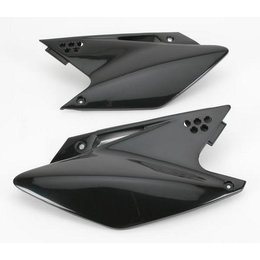 UFO Plastics Side Panels Black For Kawasaki KX 250F 06-08