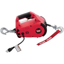 Warn Industries 110V Variable Speed Pullzall 1000LB Winch/Hoist Red
