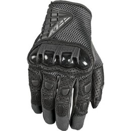 Gunmetal, Black Fly Racing Coolpro Force Mesh Gloves Gunmetal Black