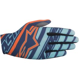 Alpinestars Mens Dune Textile Gloves Blue