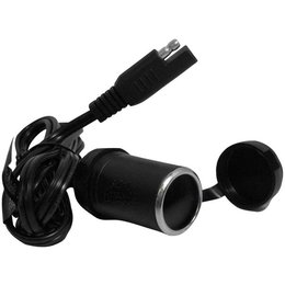 Black Battery Tender Female Cigarette Plug Adapter Universal