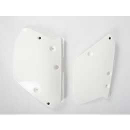 UFO Plastics Side Panels White For Yamaha YZ 125 250 360 89-90