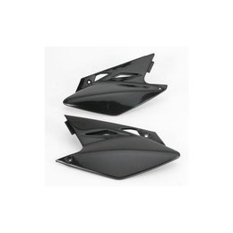 UFO Plastics Side Panels Black For Kawasaki KX 450F 06-08