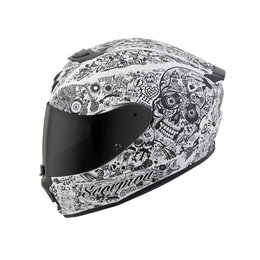 Scorpion EXO-R420 EXOR 420 Shake Full Face Helmet White