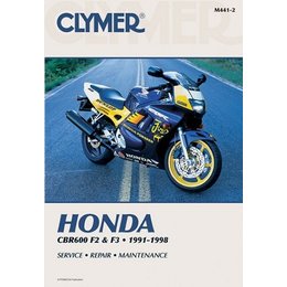 Clymer Repair Manual For Honda CBR600F2 CBR600F3 91-98