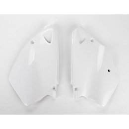 UFO Plastics Side Panels White For Yamaha YZ 125 250 96-01