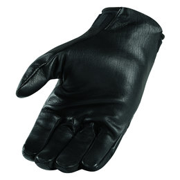 Icon Mens 1000 Collection Akromont Leather Street Riding Gloves Black Black