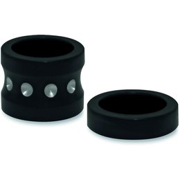 Black Covingtons Axle Spacers Abs For Harley Flh Flt 08-10