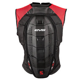 Black, Red Evs Mens Compression Protection Vest 2013 Black Red