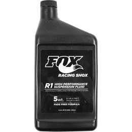 Fox R1 High Performance Float Style Shock Oil 5WT 1 US Quart 025-06-004 Black