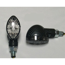 Carbon Bodies, Smoke Lenses Dmp Led Marker Lights Mid Oval Carbon Smoke