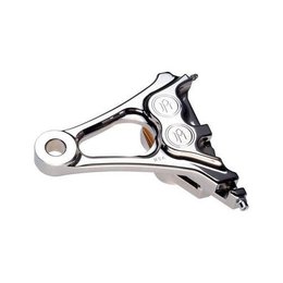 Chrome Performance Machine Rear Brake Caliper For Harley Fxst Fxsts Fxstf