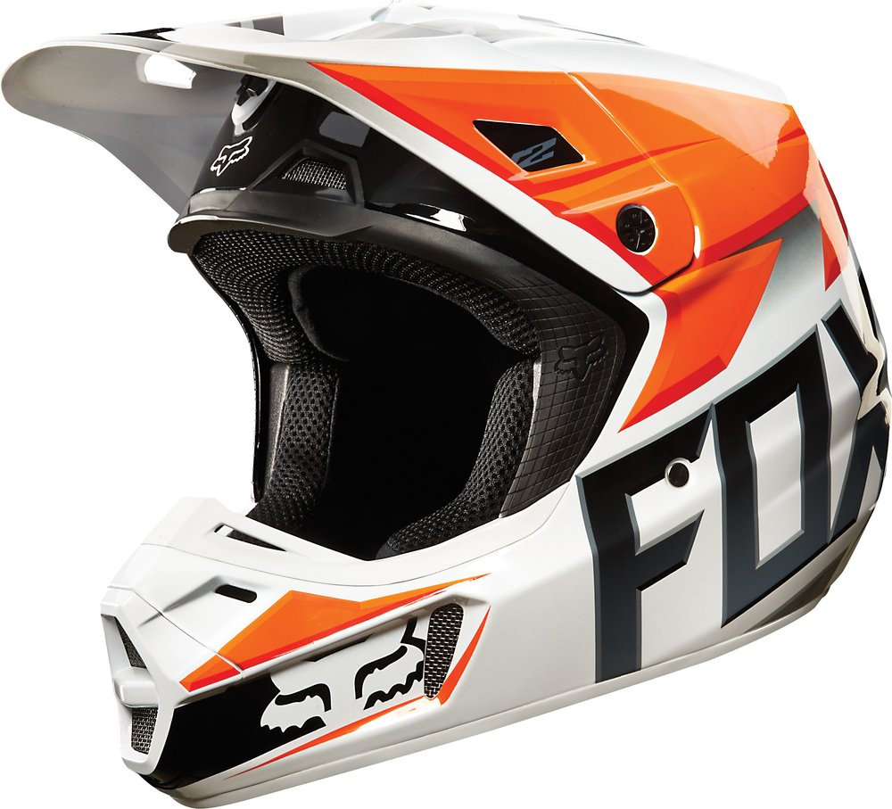 Fox Helmet V2 / Fox Racing V2 Race Helmet - RevZilla : The fox v2 is expertly crafted inside and 