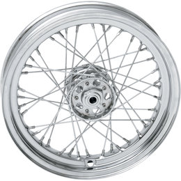 Drag Specialties 16x3 40-Spoke Laced Wheel For Harley Chrome 0203-0419