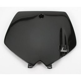 UFO Plastics Front Number Plate Black KTM 65 SX 02-08