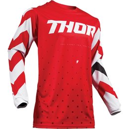 Thor Youth Boys Pulse Stunner Jersey Red