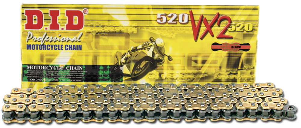 DID 520VX2-106 X-Ring Chain with Connecting Link 