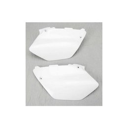 UFO Plastics Side Panels White For Yamaha YZ 125 250 02-09