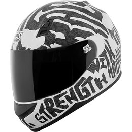 Speed & Strength SS700 Rage With The Machine Full Face Motorcycle Helmet White