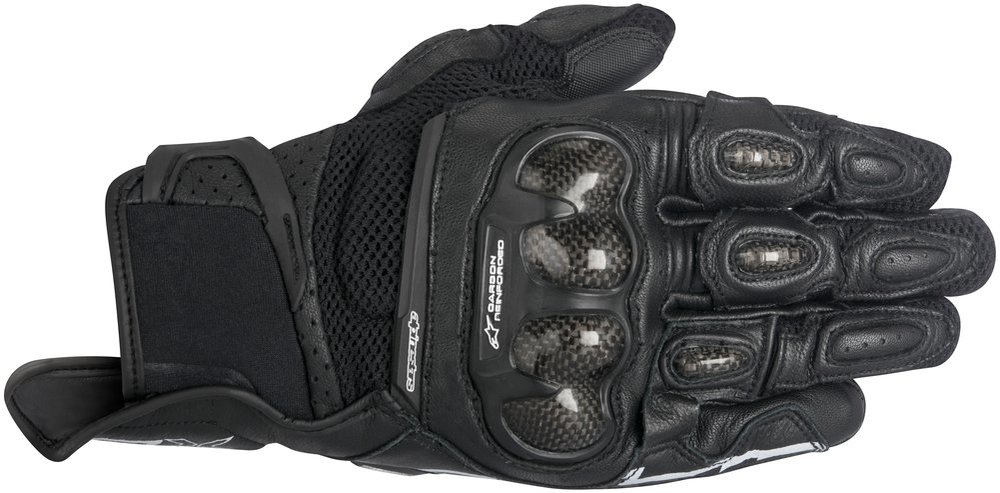 Alpinestars SP-X Air Carbon Gloves Black & Pink Motorcycle Summer Gloves Short 