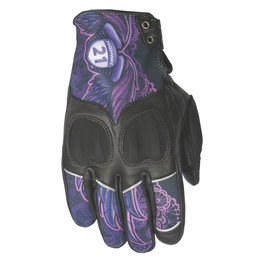 Highway 21 Womens Vixen Leather Gloves Black
