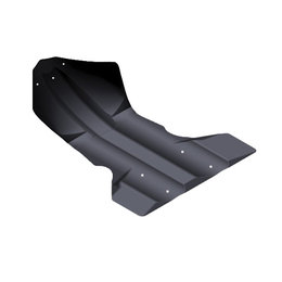 Skinz Snowmobile Durable Float Plates For Polaris Black PFP300-BK Black