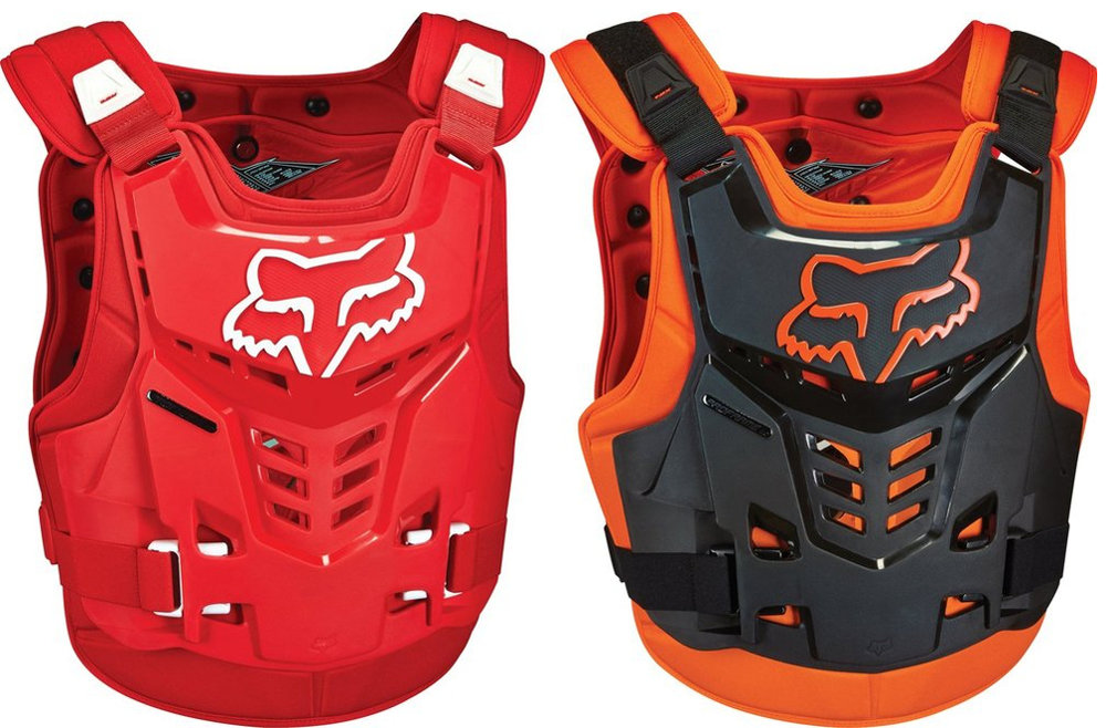 $99.95 Fox Racing Mens Proframe LC Roost Deflector Chest #1014605