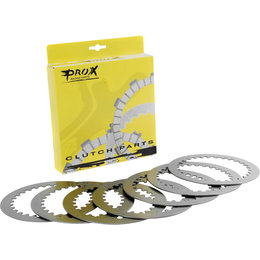 Pro-X Racing Steel Clutch Plate Set For Honda CR80R CR85R 16.S11002 Unpainted