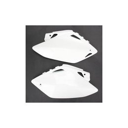 UFO Plastics Side Panels White For Honda CRF 450R 07-08