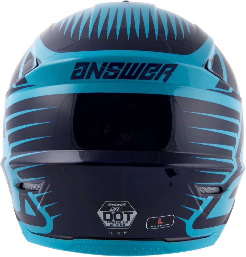 Answer Racing 2019 Helmet AR1 Edge Reflex Astana Blue Motocross Enduro Quad ATV 