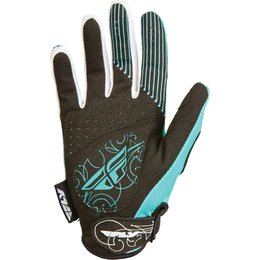 Teal, White Fly Racing Womens Kinetic Gloves 2015 Teal White