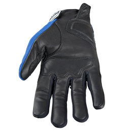 Blue Speed & Strength Run With The Bulls Leather Textile Gloves