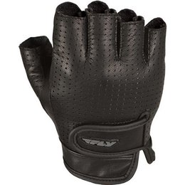 Perforated Black Fly Racing Half-n-half Perforated Gloves