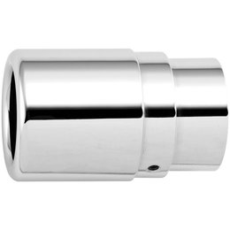 Chrome Rush Replacement Tip Straight For Harley Softail Fxd 06-10