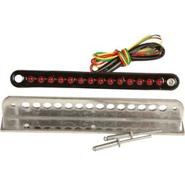 SPI 5-1/4 Inch Universal Snowmobile LED Light Strip With Bracket Red SM-01501 Unpainted