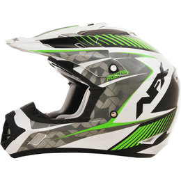 AFX FX17 Gloss Factor Motocross Helmet Green