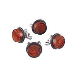 Red Chris Products Mini Reflectors 4 Pack Universal