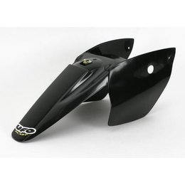 UFO Plastics Rear Fender W/Panels Black KTM 65 SX 02-08