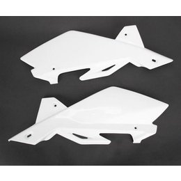 UFO Plastics Side Panels White For Husqvarna 250 450 510 05-07