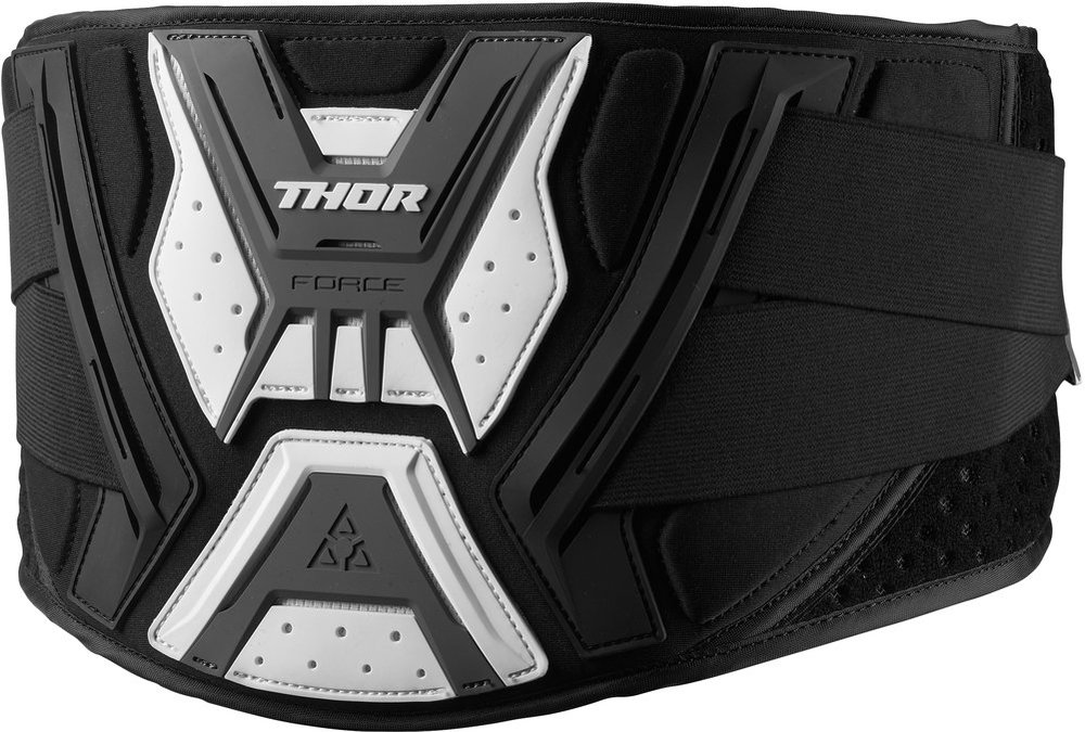 Thor Force MX Enduro Kidney Belt Adult Sized S/M 28-36" & L/XL36"> Black 