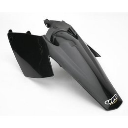 UFO Plastics Rear Fender W/Panels Black KTM EXC SX XC