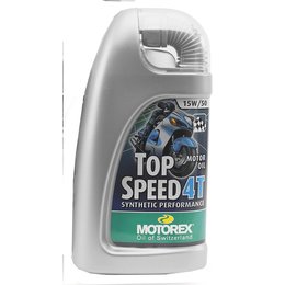 Motorex Top Speed 4T Synthetic Oil For 4-Stroke Engines 15W50 1 Liter