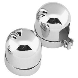 Chrome Bikers Choice Shock Top Covers For Harley K Fl 52-64
