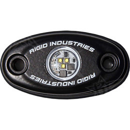 Rigid A-Series ATV High Power Surface Light Black With Red LED 48010 Black