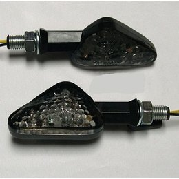 Black Bodies, Smoke Lenses Dmp Led Marker Lights Offset Arrow Black Smoke