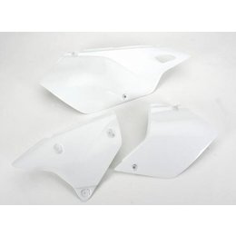 UFO Plastics Side Panels White For Suzuki DR-Z400 E/S 00-09