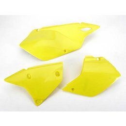 UFO Plastics Side Panels Yellow For Suzuki DR-Z400 E/S 00-09