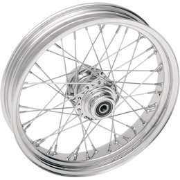 Drag Specialties 16x3.5 40-Spoke Laced Rear Wheel For Harley Chrome 0204-0361 Metallic