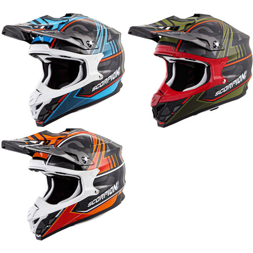 Scorpion VX-35 Miramar MX Offroad Helmet Blue//Black Camo