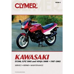 Clymer Repair Manual For Kawasaki EX500 GPZ500S 500R 87-02